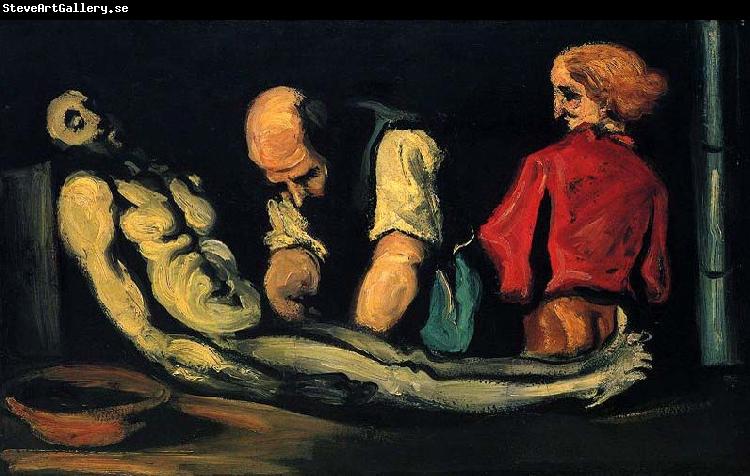 Paul Cezanne Vorbereitung auf das Begrabnis